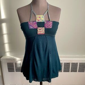 Free People embroidered tank top